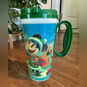 Disney Holiday Hot Drink Souvenir Mug w/ Mickey, Minnie, & Pluto